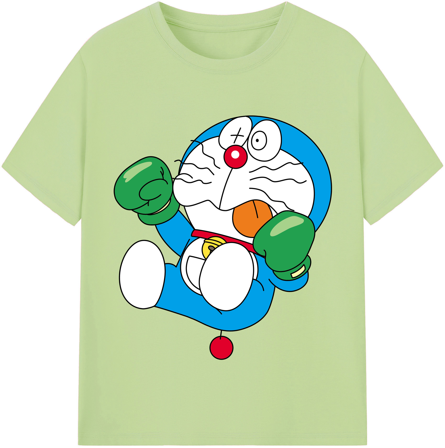 （画像用） ドラえもん Doraemon 綿100％半袖Tシャツ（フロントプリント）